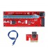 Райзер САТА (RISER) USB 3.0 PCI-E 1X To 16X SATA 